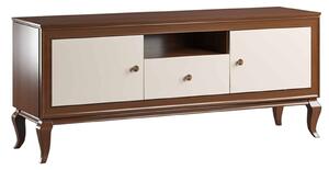 Comodă TV lemn masiv Nicola, 156 × 43 × 67 cm