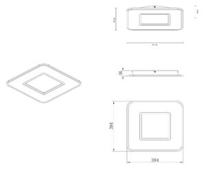 Plafonieră LED dimabilă Lucide 44111/24/31 AXELLE LED/24W/230V alb