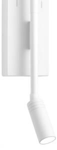 Aplică de perete TORCH LED 6W/230V + LED 3W, alb