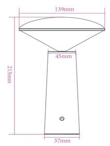 Lampă LED dimabilă Lucide 02807/04/31 JIVE LED/3W/5V 3000/6500K IP44 alb