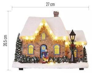 Decorațiune LED de Crăciun LED/3xAA casă