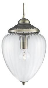 Lustră pe cablu PINEAPPLE 1xE27/60W/230V alamă Searchlight 1091AB