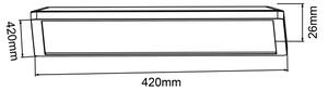 Brilliant - Plafonieră LED reglabilă SORELL LED/24W/230V albă + telecomandă