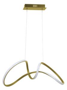 Lustră LED pe cablu TESORO LED/48W/230V aurie