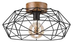 Brilagi - Plafonieră WOODY BASKET 1xE27/60W/230V stejar