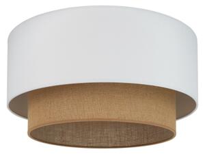 Plafonieră Duolla BOHO 1xE27/15W/230V d. 45 cm alb/maro