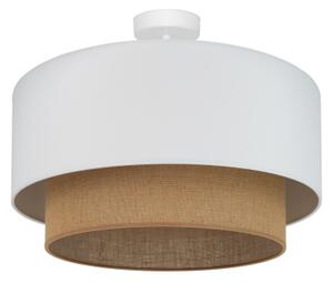 Lustră aplicată Duolla BOHO 1xE27/15W/230V d. 45 cm alb/maro