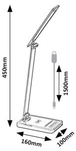 Lampă LED dimabilă de masă Rabalux 74213 TRAZE LED/5W/5V