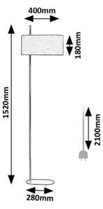 Lampadar Rabalux 74240 NARMIN 1xE27/40W/230V