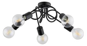 Lustră aplicată INTER 5xE27/15W/230V negru