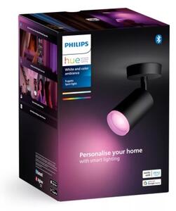 Philips Hue FUGATO LED RGBW spot 1xGU10/4,2W/230V negru dimabil