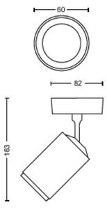 Philips Hue FUGATO LED RGBW spot 1xGU10/4,2W/230V negru dimabil