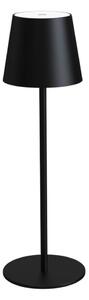 Lampă de birou LED reîncărcabilă, dimerizabilă, 4W, 4000 mAh, 3000/4000/5500K, IP44, neagră