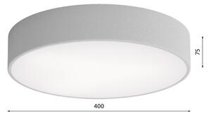 Plafonieră CLEO 3xE27/24W/230V d. 40 cm gri