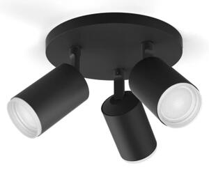 Philips Hue FUGATO LED RGBW spot 3xGU10/4,2W/230V negru dimabil