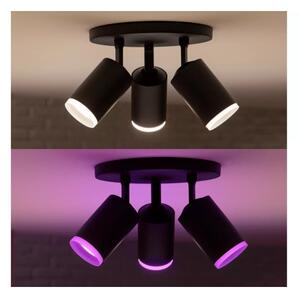 Philips Hue FUGATO LED RGBW spot 3xGU10/4,2W/230V negru dimabil