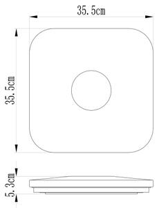 Globo 41332 - Felion LED 24W/230V lampă LED cu intensitate reglabilă