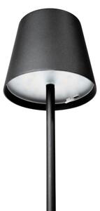 Lampă de exterior LED RGBW reglabilă, 1,5 W, 4000 mAh, 3000 K, IP44, neagră