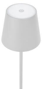 Lampă LED RGBW dimabilă de exterior LED/4W/4000 mAh 3000/4000/5500K IP44 alb