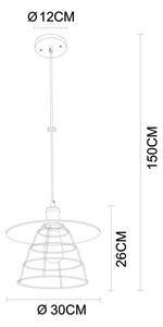 Globo 15086H1 - Lustra VIEJO 1xE27/60W/230V