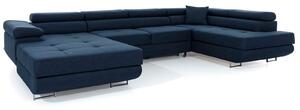 Colțar lemn masiv Formă U Extensibil Roger 345x202cm Personalizabil