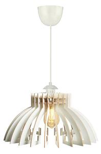 Lustră pe cablu 1xE27/60W/230V alb d. 39 cm