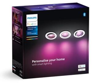 SET 3x corp de iluminat LED RGBW încastrat dimabil Philips Hue CENTURA 1xGU10/4,2W/230V