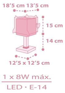 Veioză pentru copii Dalber 64481 LITTLE FRIENDS 1xE14/8W/230V