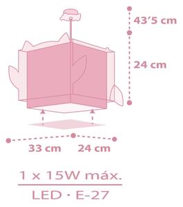 Lustră pentru copii Dalber 64482 LITTLE FRIENDS 1xE27/15W/230V
