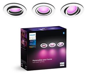 SET 3x corp de iluminat LED RGBW încastrat dimabil Philips Hue CENTURA 1xGU10/4,2W/230V