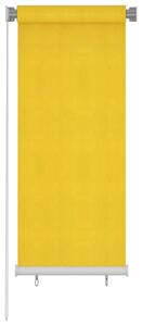 Jaluzea tip rulou de exterior, galben, 60x140 cm, HDPE