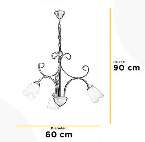 Lustră pe lanț ONLI ODINO 3xE14/6W/230V