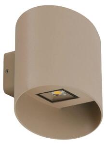 Aplica LED de exterior pentru perete VERTO LED/5W/230V IP54 bej