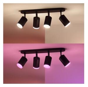 Philips Hue FUGATO LED RGBW spot 4xGU10/4,2W/230V negru dimabil