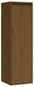 Dulap de perete, maro miere, 30x30x100 cm, lemn masiv de pin