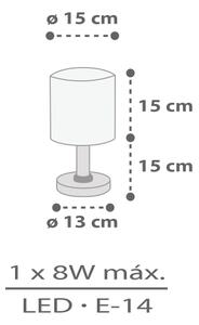 Veioză pentru copii Dalber 60621 RHICO AND CROCO 1xE14/8W/230V