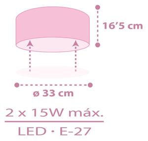 Plafonieră pentru copii Dalber 42496 FAIRY DREAMS 2xE27/15W/230V