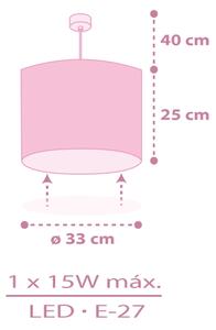 Lustră pentru copii Dalber 42492 FAIRY DREAMS 1xE27/15W/230V