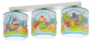 Plafonieră pentru copii Dalber 60653 PIRATE ISLAND 3xE27/15W/230V