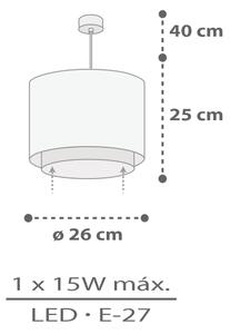 Lustră pentru copii Dalber 60622 RHICO AND CROCO 1xE27/15W/230V