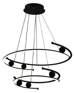 Lustră LED dimabilă pe cablu LED/80W/230V 3000-6500K + telecomandă