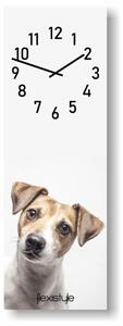 Ceas de perete pentru copii 20 x 60 cm cu Jack Russel