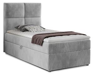 Pat Amarillo 90x200 cu Saltea, Topper, Ladă Depozitare, Personalizabil