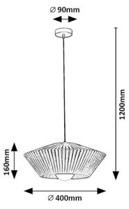 Lustră pe cablu Rabalux 72150 MEDUZA 1xE27/6W/230V