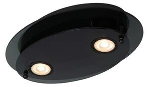 Plafonieră Lucide 79181/02/30 OKNO 2xGU10/5W/230V negru