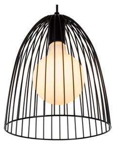 Lustră pe cablu Lucide 74417/01/30 MACARONS 1xE27/40W/230V d. 24,5 cm negru