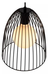 Lustră pe cablu Lucide 74417/01/30 MACARONS 1xE27/40W/230V d. 24,5 cm negru