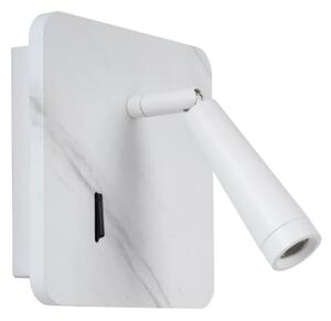 Spot LED de perete Lucide 77282/03/31 OREGON LED/4W/230V USB alb
