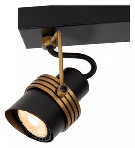 Spot Lucide 34944/02/30 TUNDRAN 2xGU10/5W/230V negru