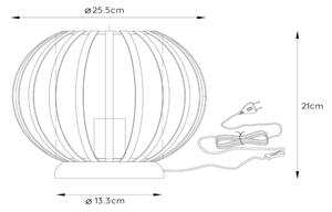 Lampă de masă Lucide 78574/25/30 MANUELA 1xE27/40W/230V negru